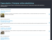 Tablet Screenshot of casaelectro.com